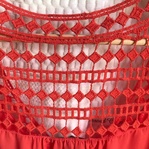 Orange coral blouse size s - Picture 5 of 6
